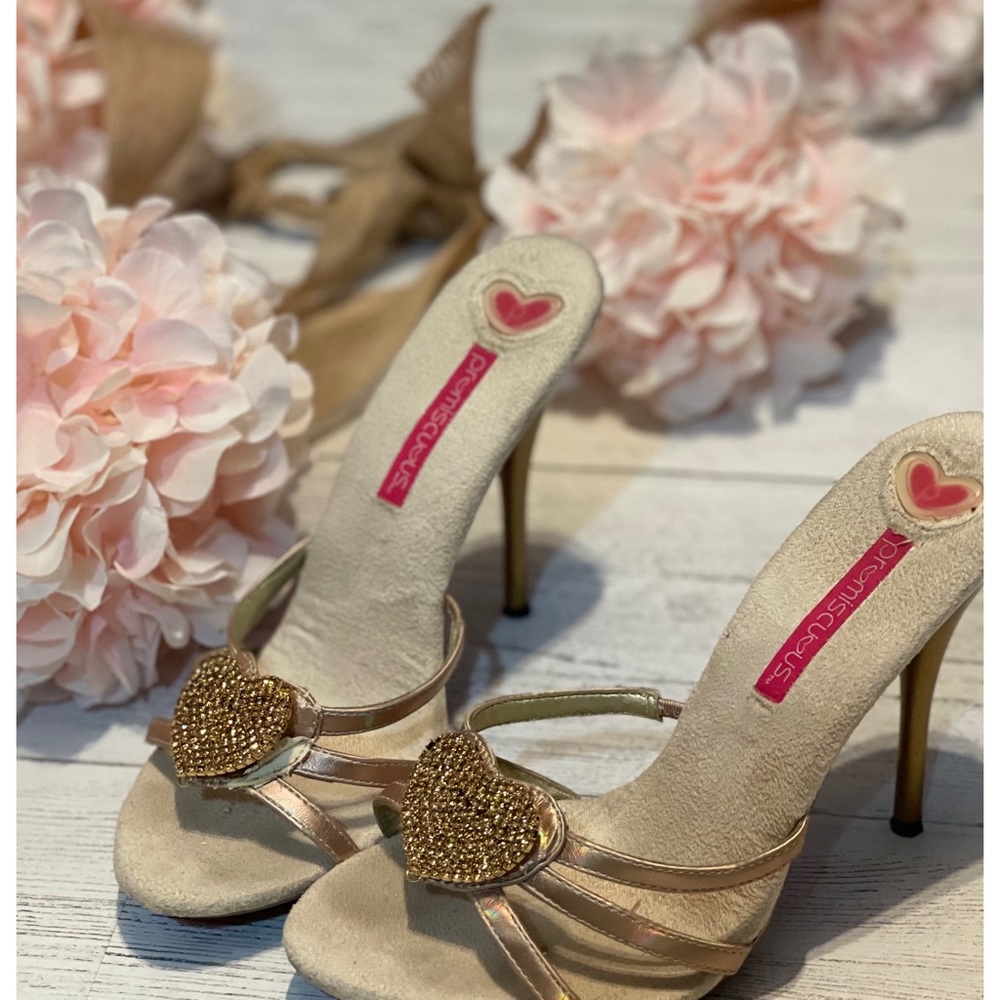 PR💗MISCU💗US GOLDEN SANDALS